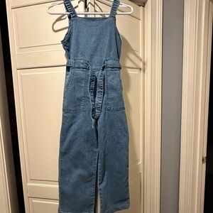 Copper Key Denim Jumpsuit in Blue